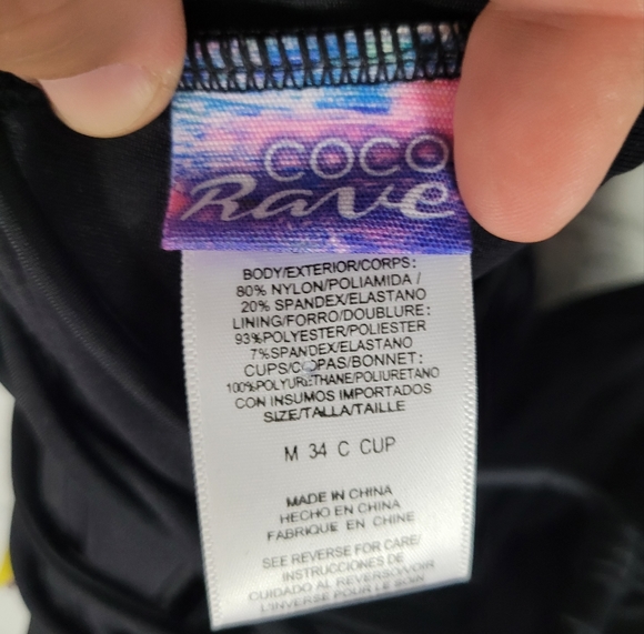 COCO RAVE | Saige underwire halter lace-up tassel bikini swim bathing suit top - Picture 7 of 11